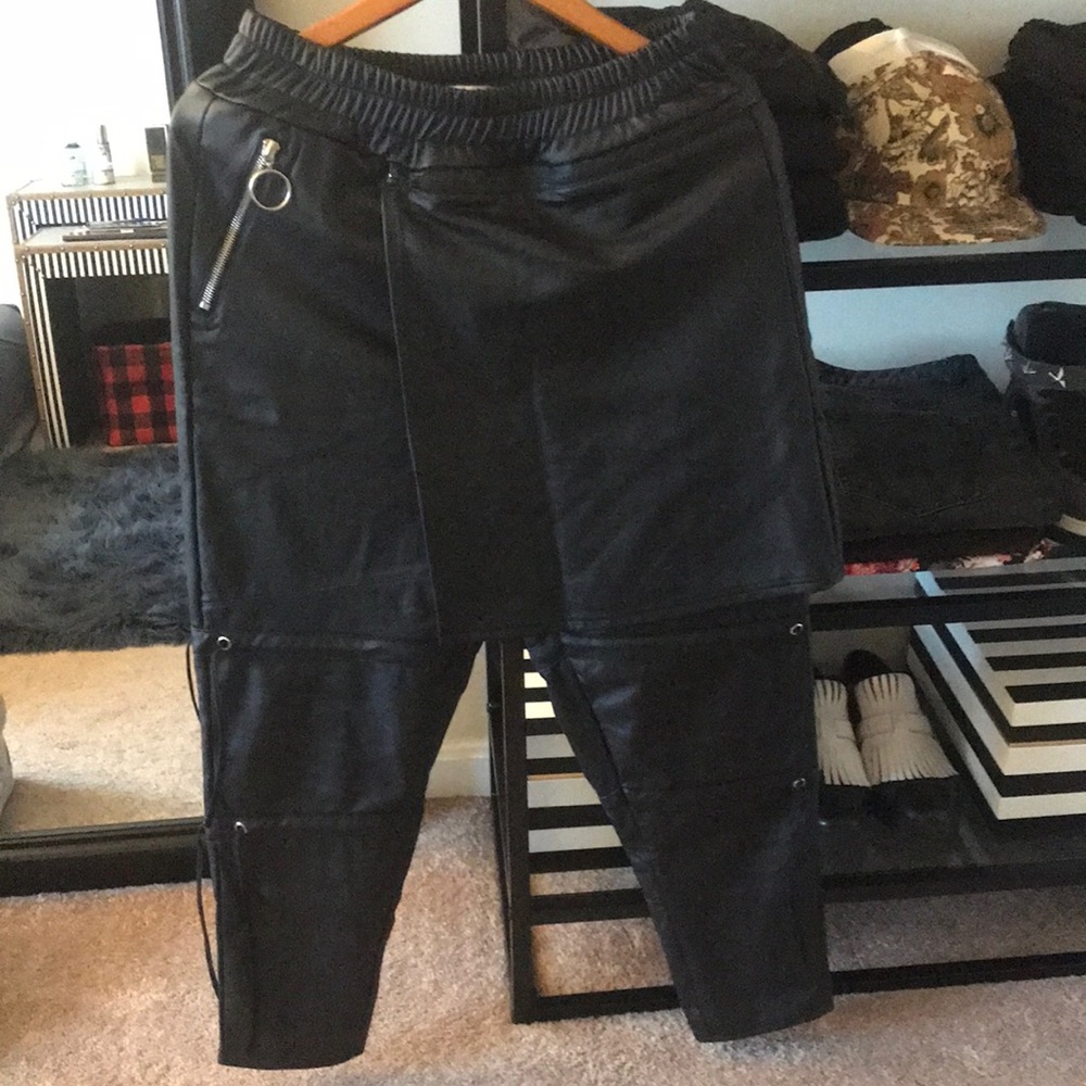 Faux Leather Rick Owens like pants!